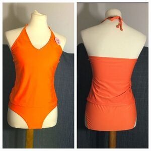 Bobbie Brooks NWT Orange Two Piece Swimset Size L